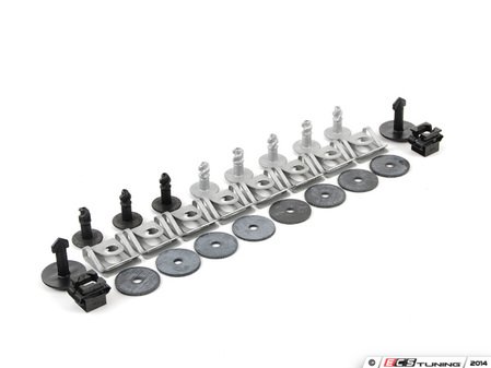 ES#2597522 - 8D0805121KT2 -  Front Belly Pan Installation Hardware Kit - Don't allow your belly pan to drag across the ground - Genuine Volkswagen Audi - Audi