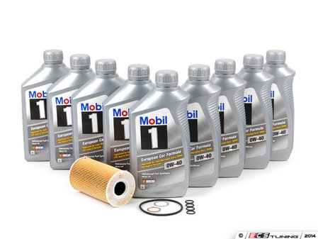 ES#2561673 - 99610722553KT8 - Genuine Oil Service Kit (0w-40) - Includes Genuine filter and Genuine Mobil 1 A40 Spec Oil - Genuine Porsche - Porsche