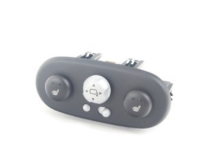 ES#167136 - 61316918216 - Center Console Heated Seats / Power Mirror Switch / Power Fold - Replace your broken or missing button switch - Genuine MINI - MINI