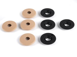 ES#348747 - 3D0061493AQ70 - Round Floor Mat Securing Hardware Set - Beige - (NO LONGER AVAILABLE) - For cars that need round floor mat retainers - Genuine Volkswagen Audi - 