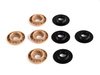 ES#348747 - 3D0061493AQ70 - Round Floor Mat Securing Hardware Set - Beige - (NO LONGER AVAILABLE) - For cars that need round floor mat retainers - Genuine Volkswagen Audi - 