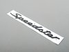 ES#1465588 - 9645592210070C - "Speedster" Logo - Black - Speedster emblem for engine lid - Genuine Porsche - Porsche