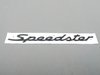 ES#1465588 - 9645592210070C - "Speedster" Logo - Black - Speedster emblem for engine lid - Genuine Porsche - Porsche