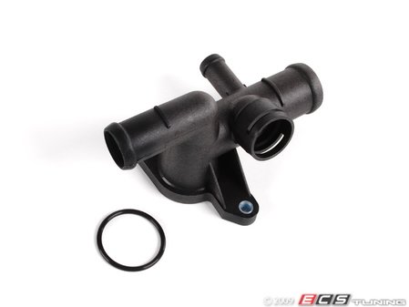 ES#1831886 - 06A121132AP - Coolant Flange -  - Located on the driver side of the cylinder head, this pipe houses the coolant tempature sensor - Meyle - Audi Volkswagen