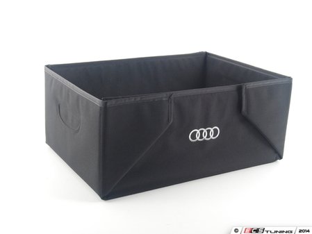 ES#2571764 - 8U0061109 - interior cargo box - Foldable box that features the Audi rings logo - Genuine Volkswagen Audi - Audi