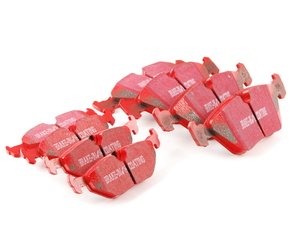 ES#2592977 - DP3689CKT - Front And Rear Brake Pad Kit - EBC RedStuff - A set of high performance street pads, featuring Kevlar technology - EBC - BMW