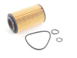 ES#2531675 - 6511800109 - Engine Oil Filter - Priced Each - Includes all o-rings needed for installation - Genuine Mercedes Benz - Mercedes Benz