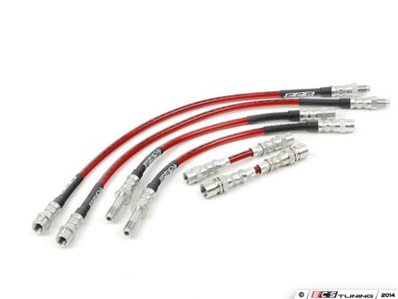 ES#250343 - e393430kit - Exact-Fit Stainless Steel Brake Lines - Complete Kit - DOT-compliant kit to improve pedal feel in your vehicle. - ECS - BMW
