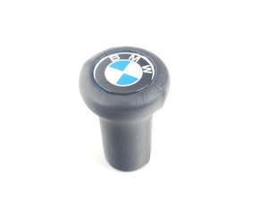 ES#46530 - 25111203074 - E10 BMW Leather Shift Knob - This leather knob features black stitching - Genuine BMW - BMW