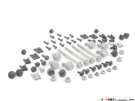 ES#2503339 - 8K0098623 - Front bumper securing hardware set - Includes all of the necessary hardware for the front bumper - Genuine Volkswagen Audi - Audi
