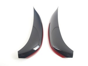 ES#2642034 - 51459813353 - JCW Center Column Decor Chili Red - Pair - Located on the side of the center column : Left and Right - Genuine MINI - MINI