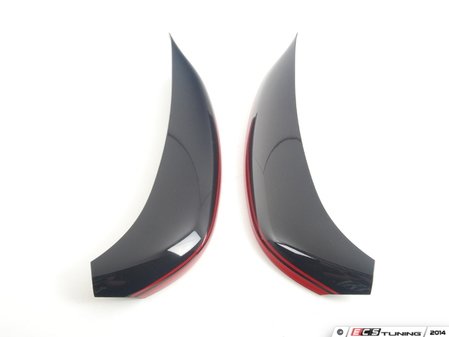 ES#2642034 - 51459813353 - JCW Center Column Decor Chili Red - Pair - Located on the side of the center column : Left and Right - Genuine MINI - MINI