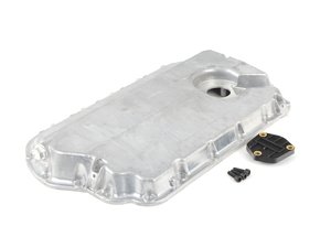 ES#2730734 - 078103604AAPKT - Oil Pan                   - Replace a cracked or broken pan, includes cover for oil level sensor hole - Assembled By ECS - Volkswagen