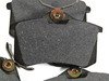 ES#263963 - 1H0698451F - Rear Brake Pad Set - Composite pads that are a great solution for your daily driver - ATE - Volkswagen