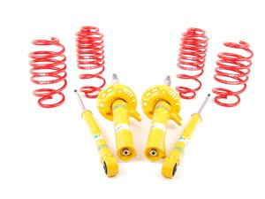 ES#2739707 - 54751-88CUPKT - H&R Race Spring & Bilstein Sport Shocks Combo - Average lowering (1.6"F & 1.5"R) - Assembled By ECS - Volkswagen