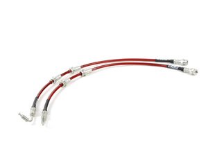ES#2695492 - 002813ECS01AKT - Exact-Fit Stainless Steel Brake Lines - Front - DOT-compliant kit to improve pedal feel & performance in your vehicle - ECS - 