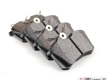 ES#2697664 - 357615601B - Performance Rear Brake Service Kit - Rear brake service kit featuring ECS V5 slotted rotors and ECS EP24 Enthusiast Performance pads - Assembled By ECS - Volkswagen
