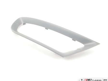 ES#264481 - 51117203847 - Silver Lower Bumper Grille Trim - Left - Located in the lower front bumper - Genuine BMW - BMW