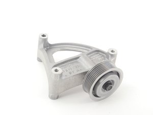 ES#281589 - 06J145172 - Accessory Belt Idler Roller - For vehicles without air conditioning, includes necessary mounting bracket - Genuine Volkswagen Audi - Volkswagen