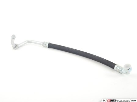 ES#38853 - 17222225805 - E30 M3 Oil Cooler Line - Short line - fits left (driver) side of oil cooler - Genuine BMW - BMW