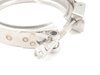 ES#2739496 - 1491C - Quick Release V-Band Clamp - Priced Each  - Made of T304 stainless steel - Fits V-band flanges up to 3.85" OD - Vibrant Performance - Audi Volkswagen