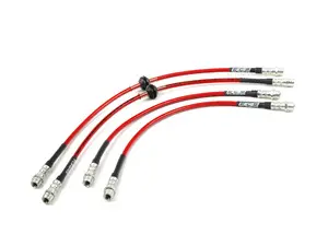 Front & Rear Exact-Fit Stainless Steel Brake Lines - Kit