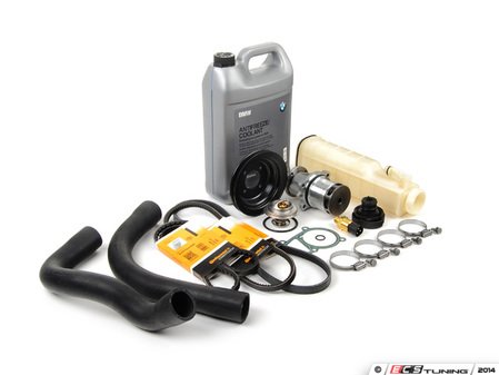 ES#2718426 - ECSE36M42CMKT - Cooling System Refresh Kit - Level 2 - Upgraded to include belts and an aluminum water pump pulley - Assembled By ECS - BMW