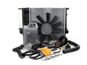 ES#2718389 - 11510393338KT5 - Cooling System Refresh Kit - Level 3 - The ultimate cooling refresh kit - featuring a Geba water pump with metal impeller - Assembled By ECS - BMW