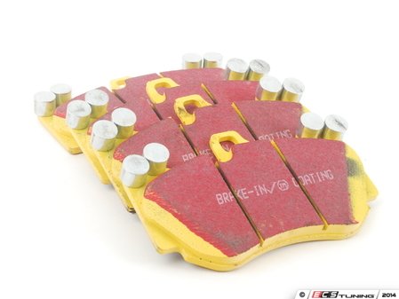 ES#2070868 - DP41905R -  YellowStuff Performance Brake Pad Set - EBC's premium sport street pad that offers high friction levels and heat fade resistance - EBC - Audi Porsche