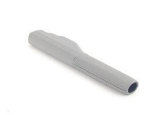 ES#316505 - 1K0711461EULJ - Parking Brake Handle - Art Grey Leather - Parking brake handle with boot, leather grip - Genuine Volkswagen Audi - Volkswagen