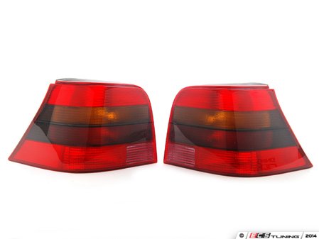 ES#5044 - 1J6945015016SSJ -  European Light Smoked Tail Light - Pair - (NO LONGER AVAILABLE) - Tail lights from the European models with light smoked lenses - Hella - 