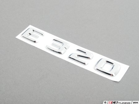 ES#1659575 - 1248175815 - 'E320' Emblem - Located on the trunk lid - Genuine Mercedes Benz - Mercedes Benz