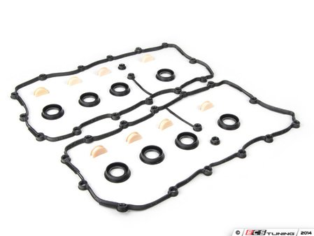 ES#2724009 - 077198025BKT7 -  Valve Cover Gasket Set - Left and Right side set - Elring - Audi