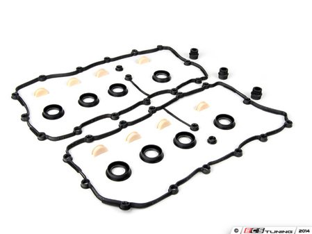 ES#2724018 - 077198025BKT8 - Valve Cover Gasket Set - Left and Right side set - Elring - Audi
