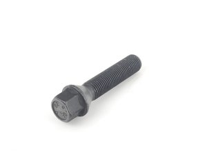ES#2739261 - C17D55-ZNNITT - Conical Seat Wheel Bolt - 14x1.5x55mm - Priced Each - Black zinc coated wheel bolts made with aftermarket wheels in mind - ECS - Audi BMW Volkswagen Mercedes Benz