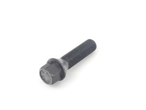 ES#2739260 - C17D47-ZNNITT - Conical Seat Wheel Bolt - 14x1.5x47mm - Priced Each - Black zinc coated wheel bolts made with aftermarket wheels in mind - ECS - Audi BMW Volkswagen Mercedes Benz