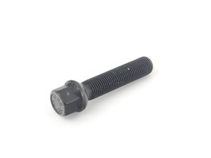 ES#2739262 - C17D60-ZNNITT - Conical Seat Wheel Bolt - 14x1.5x60mm - Priced Each - Black zinc coated wheel bolts made with aftermarket wheels in mind - ECS - Audi BMW Volkswagen Mercedes Benz