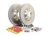 ES#2602378 - 95535140161FPKT1 - Front Brake Service Kit - Featuring genuine Porsche rotors and EBC YellowStuff brake pads - Assembled By ECS - Porsche