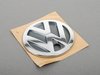 ES#313266 - 1J5853601C739 - "VW" Emblem - Chrome emblem on rear trunk lid - Genuine Volkswagen Audi - Volkswagen