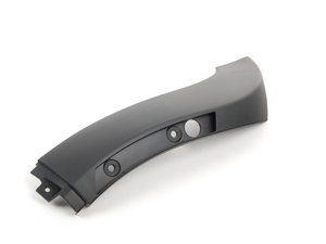 ES#76109 - 51126800226 - Left Spoiler - Rear - Black textured plastic located behind the right rear wheel - Genuine MINI - MINI