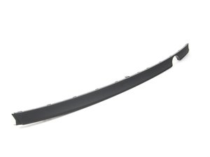 ES#76104 - 51126800209 - Center Spoiler - Rear  - Black textured plastic located on the bottom of the rear bumper - Genuine MINI - MINI