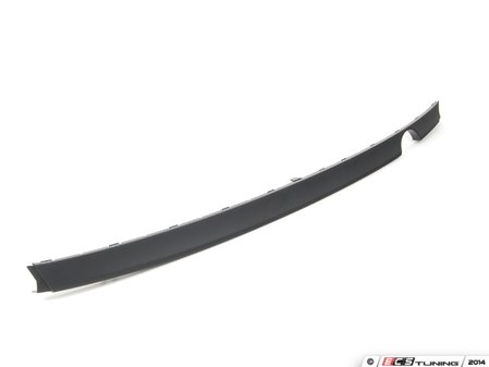 ES#76104 - 51126800209 - Center Spoiler - Rear  - Black textured plastic located on the bottom of the rear bumper - Genuine MINI - MINI