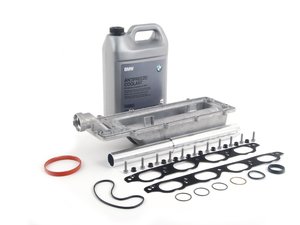 ES#2724583 - 11141439975KT - Water Pipe Service Kit  - Addresses common low-mileage failure caused by poor OEM o-ring/pipe design. Includes everything needed for a basic water pipe replacement - Assembled By ECS - BMW