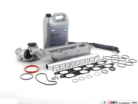 ES#2738446 - 11141439975KT4 - advanced Water Pipe Service Kit  - More advanced service kit with Graf water pump with metal impeller - Assembled By ECS - BMW