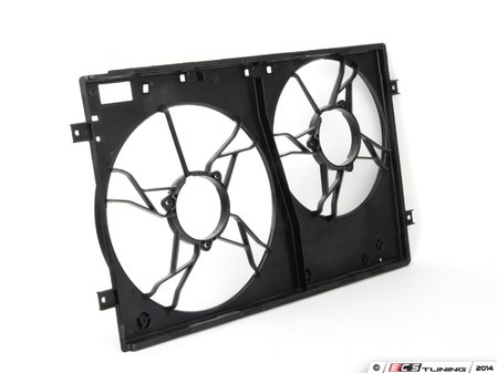ES#307216 - 1J0121207ABB41 - Dual Fan Cowl - (NO LONGER AVAILABLE) - Houses both cooling fans - Genuine Volkswagen Audi - 