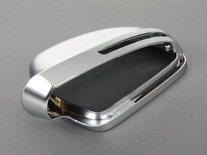 ES#462161 - 8T0857527C3Q7 - Brushed Aluminum Mirror Cap - Left - For vehicles with lane change assist - Genuine Volkswagen Audi - Audi