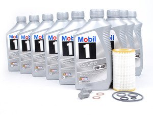 ES#2739769 - 10900152609KT4 - Genuine Oil Service Kit (0w-40) - Includes Genuine filter and Genuine Mobil 1 229.5 Spec oil - Genuine Mercedes Benz - Mercedes Benz
