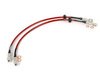 ES#2608378 - 002435ECSKT - Exact-Fit Stainless Steel Brake Lines - Kit - DOT-compliant kit to improve pedal feel in your vehicle : Vehicles from 4/2003 on. - ECS - MINI