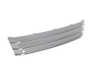 ES#2564118 - 4G8807287C1RR - Front License Plate Filler - Platinum Grey - Clean up the look of your front end - Genuine Volkswagen Audi - Audi
