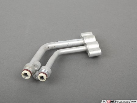 ES#2102109 - 64539224864 - Aluminium Double Pipe - Attaches to the main two pipes and the condenser - Genuine MINI - MINI